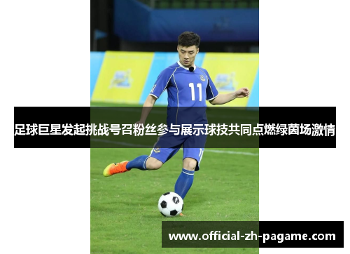足球巨星发起挑战号召粉丝参与展示球技共同点燃绿茵场激情 足球巨星发起挑战号召粉丝参与展示球技共同点燃绿茵场激情
